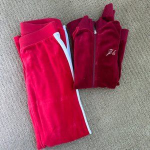 Y2K Vintage JLO by Jennifer Lopez Red Tracksuit